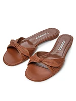 Lolloflat Knotted Leather Sandals