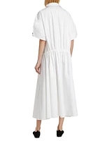 Cotton Poplin A-Line Shirtdress