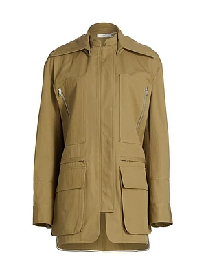 Oversized Field Cotton Utility Jacket