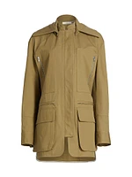 Oversized Field Cotton Utility Jacket