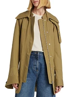 Oversized Field Cotton Utility Jacket