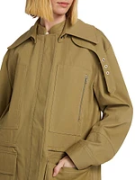 Oversized Field Cotton Utility Jacket