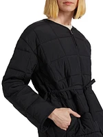 Belted Quilted Jacket