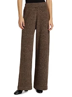 Wool-Cashmere Wide-Leg Pants