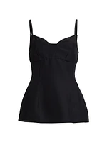 Bustier-Cup Seamed Tank