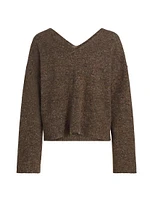 Wool-Cashmere V-Neck Sweater