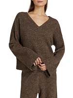 Wool-Cashmere V-Neck Sweater