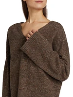 Wool-Cashmere V-Neck Sweater