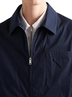 Stretch Cotton Blouson Jacket