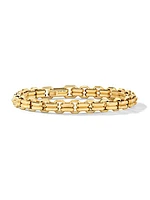 Streamline Double Heirloom Link Bracelet in 18K Yellow Gold, 8MM