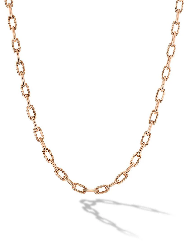 DY Madison Chain Necklace 18K Rose Gold, 3mm