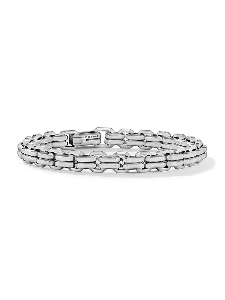 Streamline Double Heirloom Link Bracelet Sterling Silver, 8mm