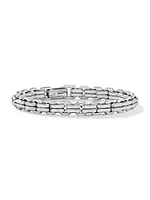 Streamline Double Heirloom Link Bracelet Sterling Silver, 8mm