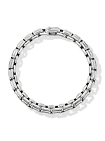 Streamline Double Heirloom Link Bracelet Sterling Silver, 8mm