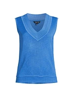 V-Neck Flat Knit Tank