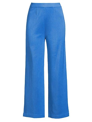 Pull-On Straight-Leg Pants