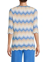 Chevron Hem Tunic