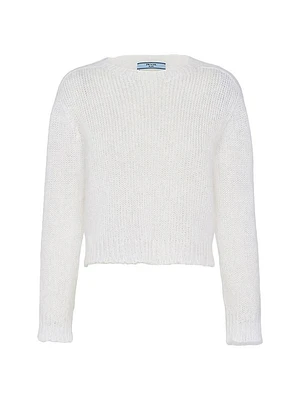 Mohair Crew-Neck Sweater