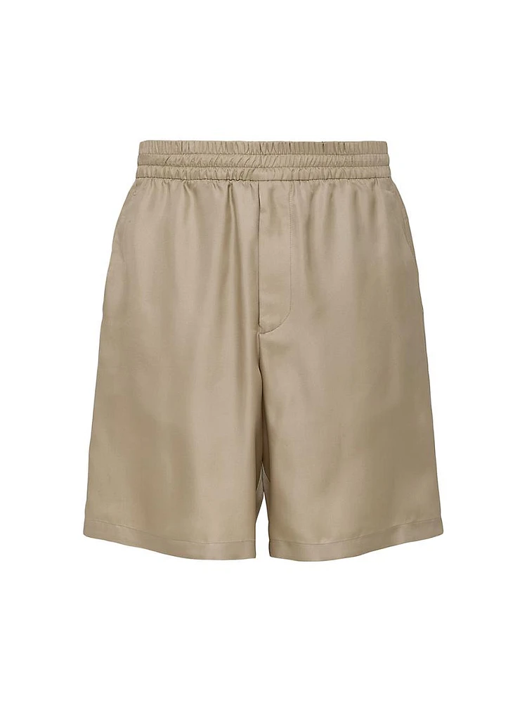 Silk Bermuda Shorts