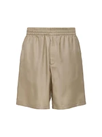 Silk Bermuda Shorts