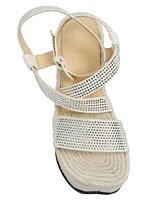 LOEWE x Paula's Ibiza Petal Suede & Espadrille Platform Sandals