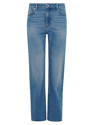 Bruni Cropped Jeans with Raw Edges