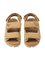 Woven Fabric Sandals