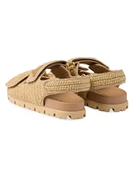 Woven Fabric Sandals