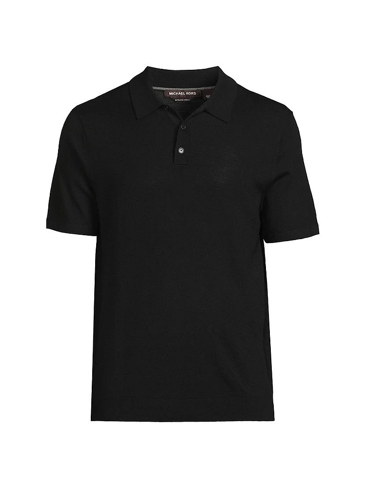 Wool Polo Shirt