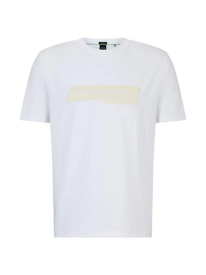 Regular Fit T-Shirt Stretch Cotton with Logo Artwork