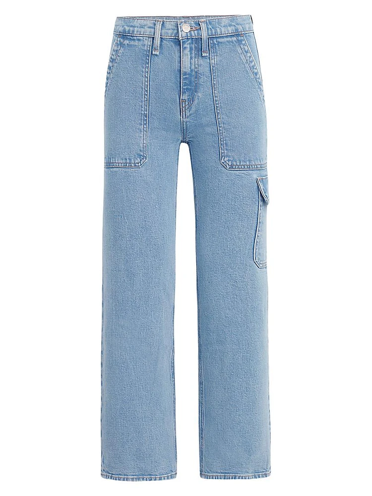 Rosie Wide-Leg Cargo Jeans