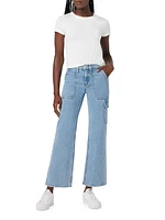 Rosie Wide-Leg Cargo Jeans