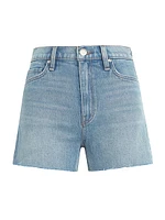 Harlow High-Rise Denim Shorts