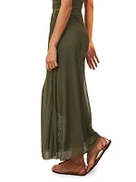 Solid Amira Maxi Skirt