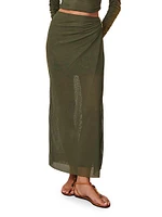 Solid Amira Maxi Skirt