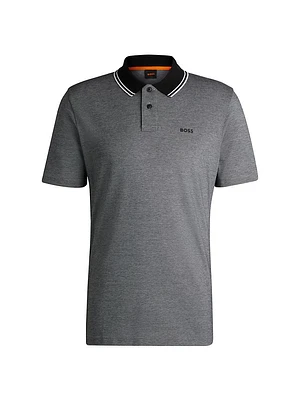 Logo-Print Polo T-Shirt