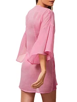 Gerbera Perola Cotton-Blend Cover-Up