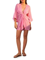 Gerbera Perola Cotton-Blend Cover-Up