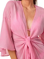 Gerbera Perola Cotton-Blend Cover-Up