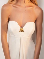 Solid Lucile Strapless Dress