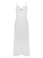 Lilith Linen-Blend Maxi Dress