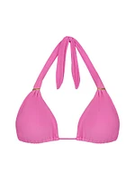 Solid Bia Tube Triangle Bikini Top