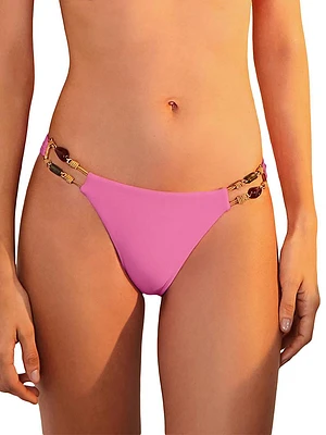 Gerbera Kaia Charm-Embellished Bikini Bottom