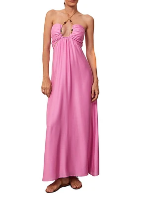 Solid Melina Maxi Dress