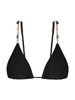 Solid Kaia Triangle Parallel Bikini Top