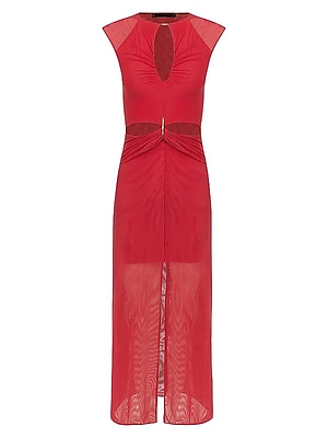 Tori Cut-Out Midi-Dress