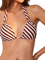 Boardwalk Bia Striped Bikini Top