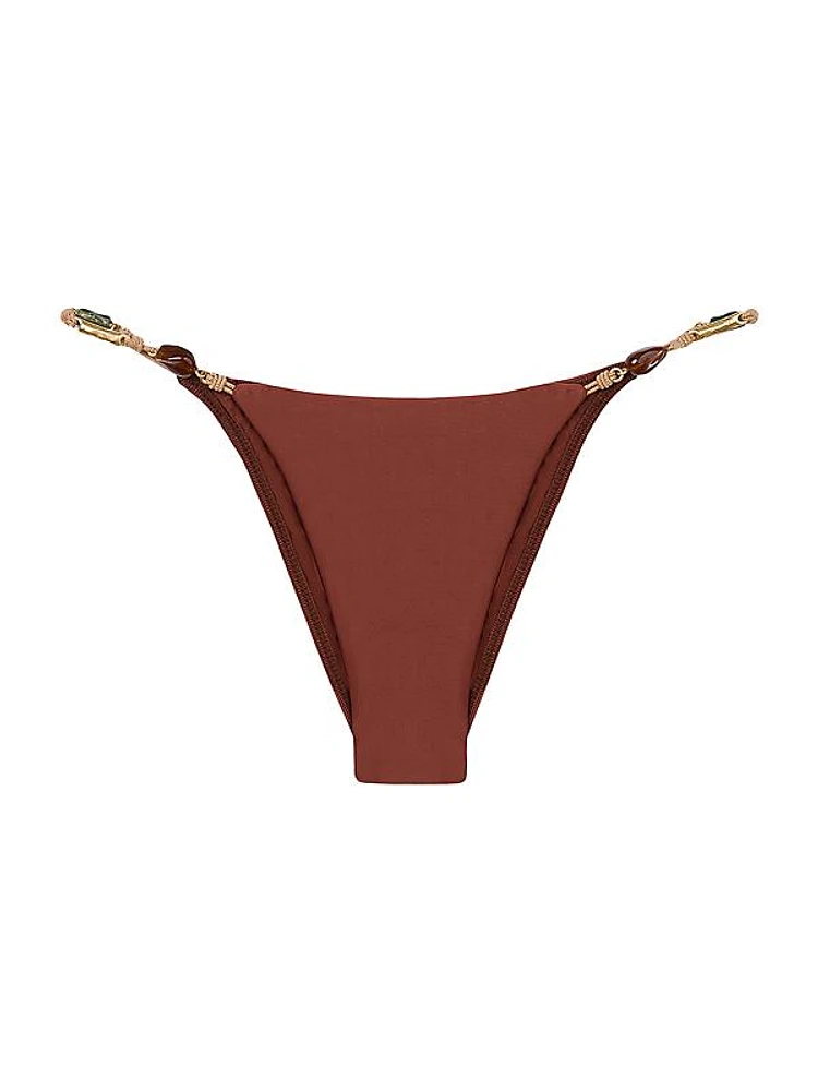 Solid Kaia String Bikini Bottom