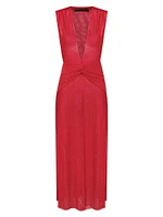 Solid Cindy Cover-Up Maxi Dress