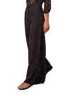 Bree Linen-Blend Wide-Leg Pants